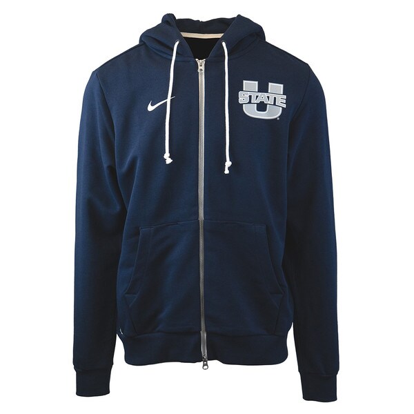 Nike Men's U-State Zip Up Sweatshirt navy